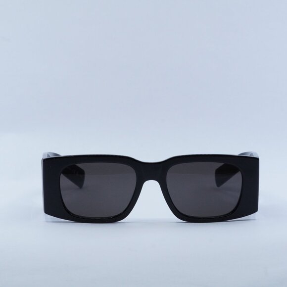 Saint Laurent SL654 001 Square Sunglasses - Black - Picture 3 of 14